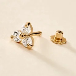Piercing Nakato Or Jaune Oxyde De Zirconium