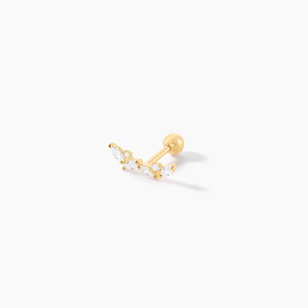 Piercing Nina Or Jaune Oxyde De Zirconium|Marc Orian Online