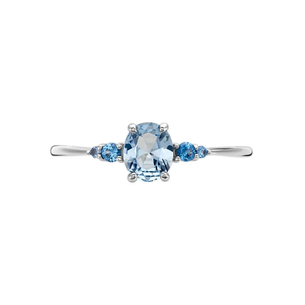 Solitaire Accompagne Argent Rainbow Oxyde De Zirconium|Marc Orian Sale