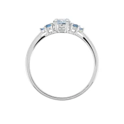 Solitaire Accompagne Argent Rainbow Oxyde De Zirconium|Marc Orian Sale