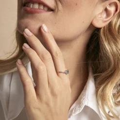 Solitaire Accompagne Argent Rainbow Oxyde De Zirconium|Marc Orian Sale