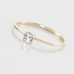 Solitaire Or Jaune Philys Oxyde De Zirconium|Marc Orian New