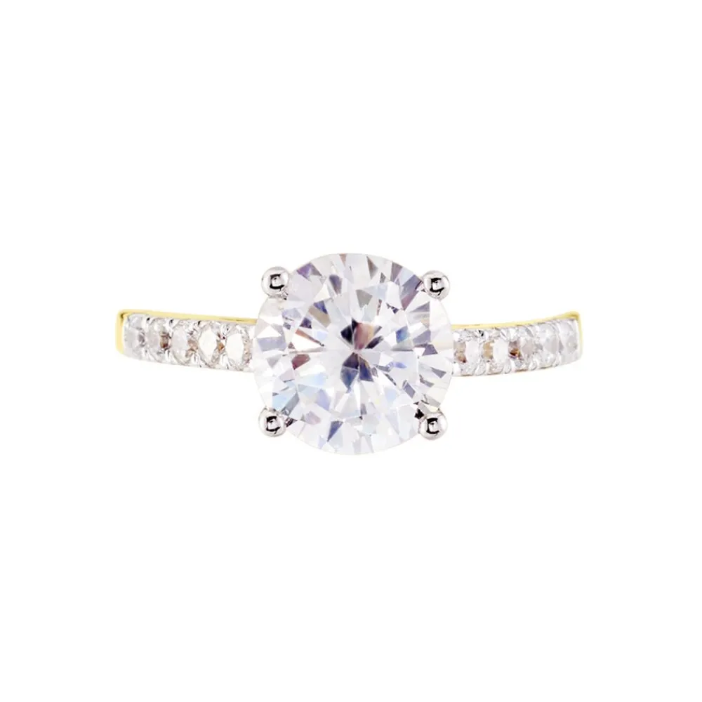 Solitaire Terese Or Jaune Oxyde De Zirconium|Marc Orian Clearance