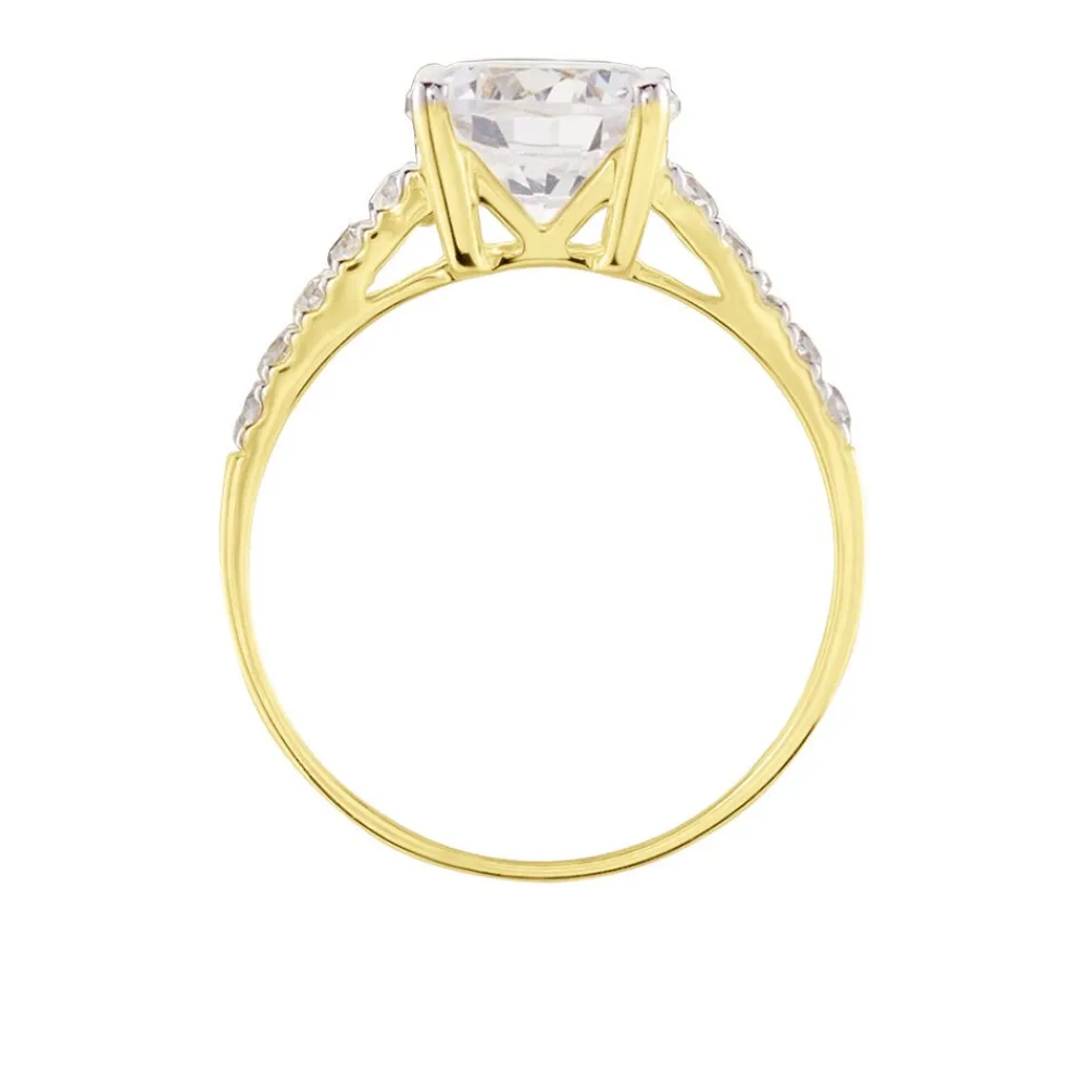 Solitaire Terese Or Jaune Oxyde De Zirconium|Marc Orian Clearance